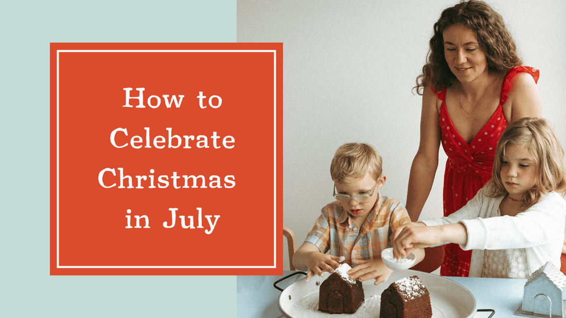 Family baking The Tomte Cake